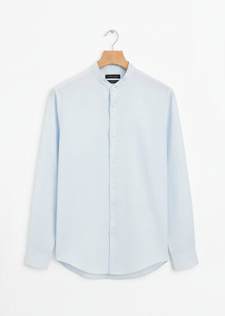 LINEN SHIRT Stehkragen