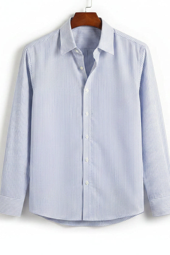 Leinenhemd Blau