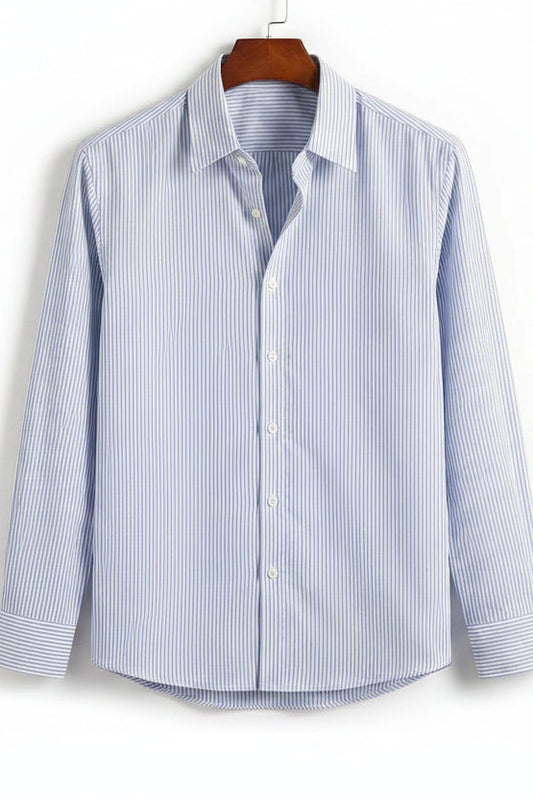 Leinenhemd Blau